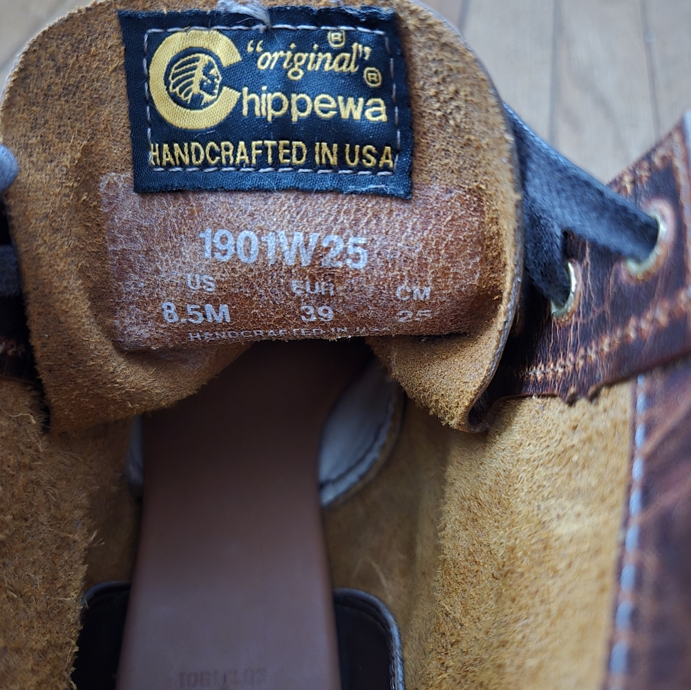 *RARE* Chippewa Women's Leather Service Boots 8.5 - Picture 10 of 10